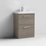 600mm Floor Standing 2 Drawer Vanity & Basin 3 - Image 7
