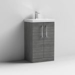 500mm Floor Standing 2 Door Vanity & Basin 3 - Image 10