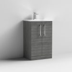 500mm Floor Standing 2 Door Vanity & Basin 4 - Image 9