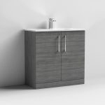 800mm Floor Standing 2 Door Vanity & Basin 2 - Image 9