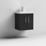 500mm Wall Hung 2 Door Vanity & Basin 1 - Image 4