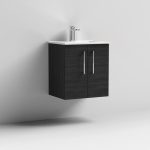 500mm Wall Hung 2 Door Vanity & Basin 2 - Image 10