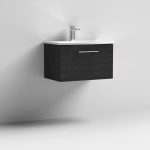 600mm Wall Hung 1 Drawer Vanity & Basin 4 - Image 10