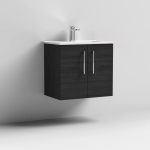 600mm Wall Hung 2 Door Vanity & Basin 2 - Image 10