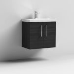 600mm Wall Hung 2 Door Vanity & Basin 3 - Image 10