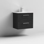 600mm Wall Hung 2 Drawer Vanity & Basin 2 - Image 10