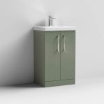 500mm Floor Standing 2 Door Vanity & Basin 1 - Image 6