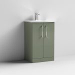 500mm Floor Standing 2 Door Vanity & Basin 4 - Image 5