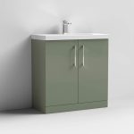 800mm Floor Standing 2 Door Vanity & Basin 1 - Image 5