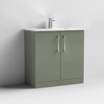 800mm Floor Standing 2 Door Vanity & Basin 2 - Image 5