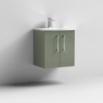 500mm Wall Hung 2 Door Vanity & Basin 4 - Image 5
