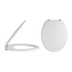 Traditional Toilet Seat Chrome Hinges