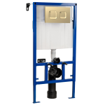 Dual Flush Conc Cist Frame Square Plate