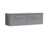 Arno 1200mm Wall Hung 2- Drawer Unit - No Worktop - Image 7