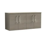 Arno 1200mm Wall Hung 4-Door Unit - No Worktop - Image 7