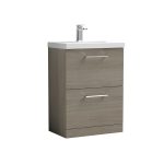 600mm Floor Standing 2 Drawer Vanity & Basin 1 - Image 6