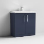 800mm Floor Standing 2 Door Vanity & Basin 1 - Image 6