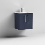 500mm Wall Hung 2 Door Vanity & Basin 2 - Image 6