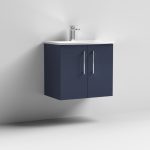 600mm Wall Hung 2 Door Vanity & Basin 4 - Image 6