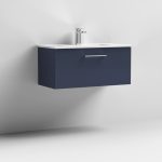 800mm Wall Hung 1 Drawer Vanity & Basin 2 - Image 5