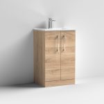 500mm Floor Standing 2 Door Vanity & Basin 2 - Image 9