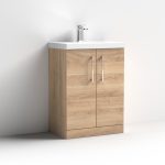 600mm Floor Standing 2 Door Vanity & Basin 1 - Image 11