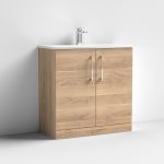 800mm Floor Standing 2 Door Vanity & Basin 4 - Image 8