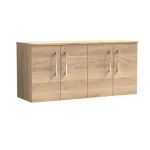 Arno 1200mm Wall Hung 4-Door Unit - No Worktop - Image 9