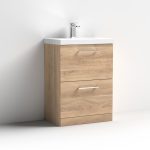 600mm Floor Standing 2 Drawer Vanity & Basin 3 - Image 8