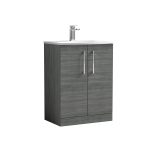 600mm Floor Standing 2 Door Vanity & Basin 4 - Image 3