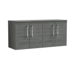 Arno 1200mm Wall Hung 4-Door Unit - No Worktop - Image 2