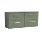 Arno 1200mm Wall Hung 4-Drawer Unit - No Worktop - Image 4