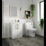 600mm Floor Standing 2 Door Vanity & Basin 1 - Image 3