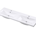 1200mm Double Ceramic Mid-Edge Basin