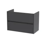 800mm Wall Hung 2 Drawer Unit (385 Deep)