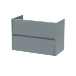 800mm Wall Hung 2 Drawer Unit (385 Deep) - Image 4