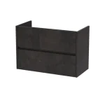 800mm Wall Hung 2 Drawer Unit (385 Deep) - Image 5