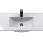 Furniture Minimalist Slimline Ceramic Basin 1 Tap Hole 800mm