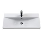 800mm Wall Hung 2-Drawer Unit & Basin 3 - Image 7