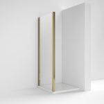 Lucie 8mm Brushed Brass Side Panel