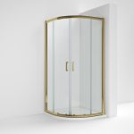 Lucie 8mm Brushed Brass Quadrant