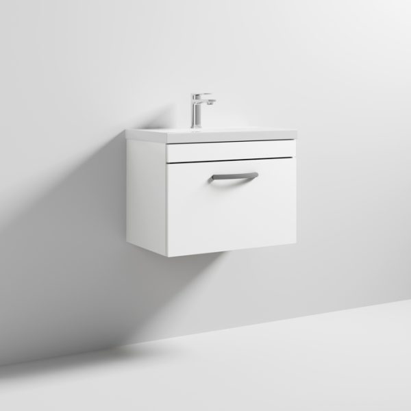 600mm Wall Hung Vanity With Basin 1