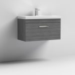 800mm Wall Hung Vanity With Basin 3 - Image 3