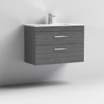 800mm Wall Hung Vanity With Basin 2 - Image 3