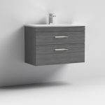 800mm Wall Hung Vanity With Basin 4 - Image 3