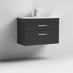 800mm Wall Hung Vanity With Basin 4 - Image 4
