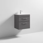 500mm Wall Hung Vanity With Basin 2 - Image 2