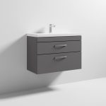800mm Wall Hung Vanity With Basin 1 - Image 2