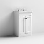 500mm Floor Standing 2-Door Vanity & Basin 3TH