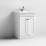 600mm Floor Standing 2-Door Vanity & Basin 1TH